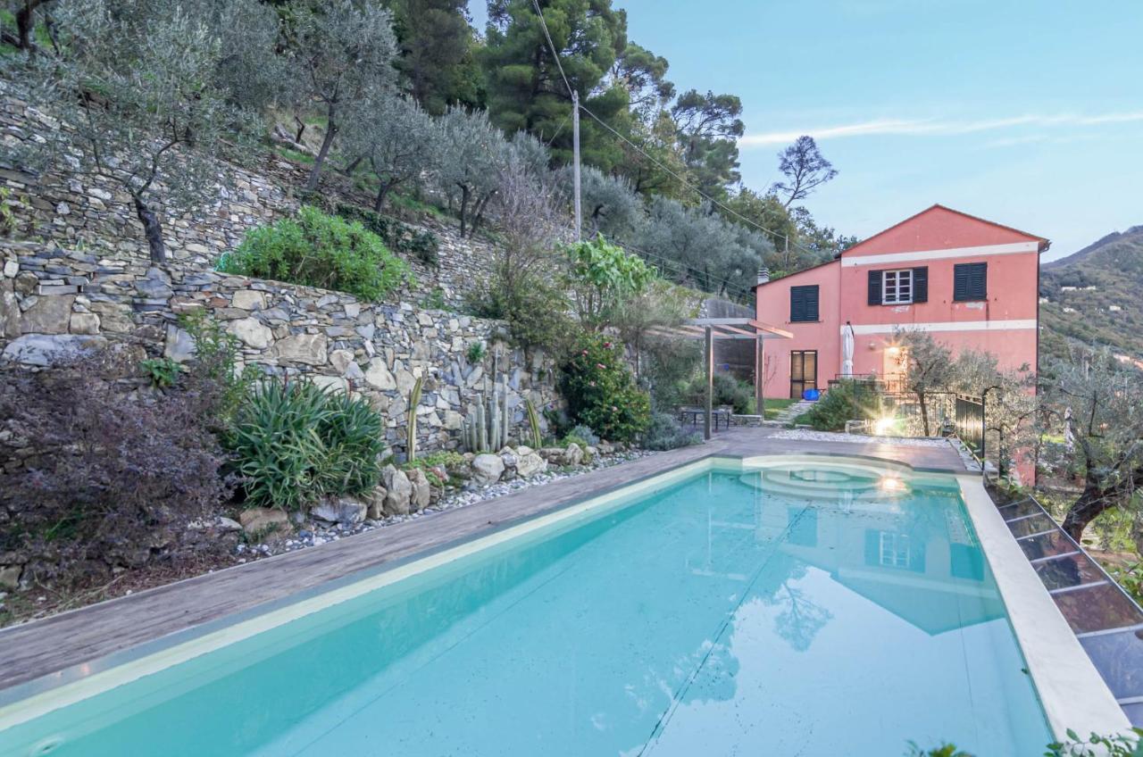 Recco Apartment With View And Pool Esterno foto